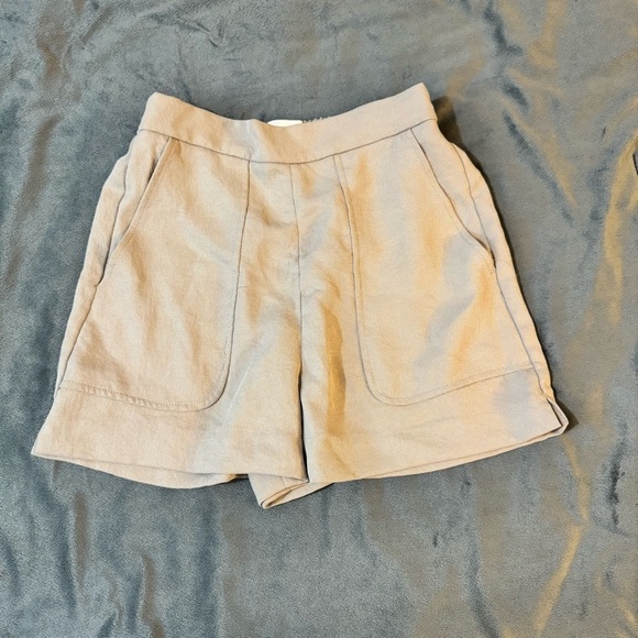 Wilfred Pants - Wilfred Tan High Waist Shorts
#1072